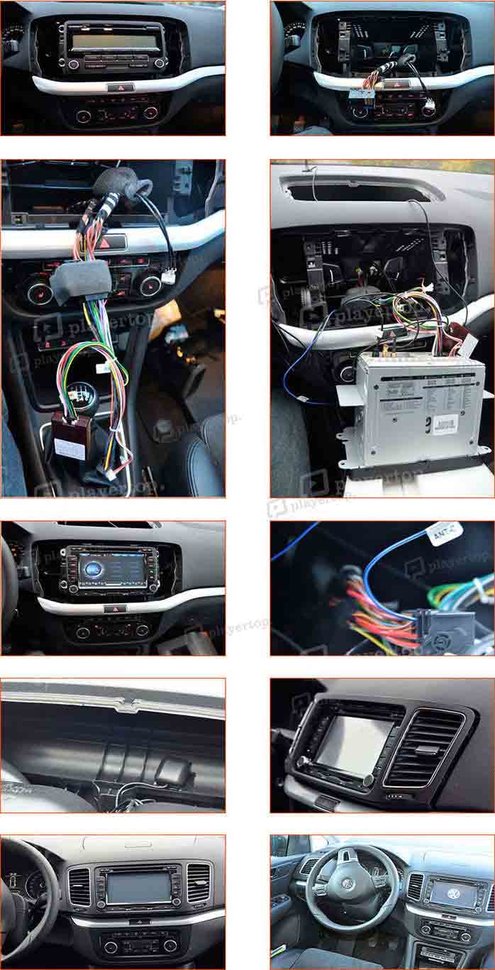 installation autoradio volkswagen sharan 2 2011